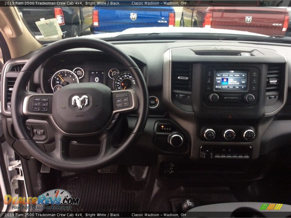 2019 Ram 2500 Tradesman Crew Cab 4x4 Bright White / Black Photo #3