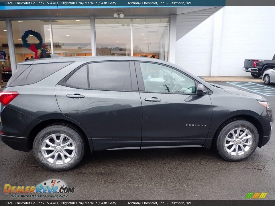 2020 Chevrolet Equinox LS AWD Nightfall Gray Metallic / Ash Gray Photo #3