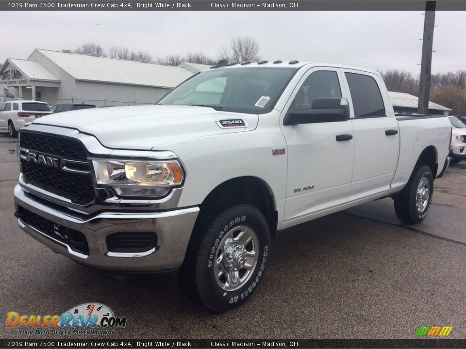 2019 Ram 2500 Tradesman Crew Cab 4x4 Bright White / Black Photo #5