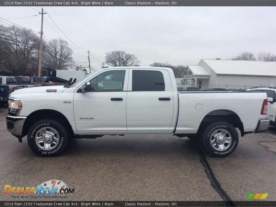 2019 Ram 2500 Tradesman Crew Cab 4x4 Bright White / Black Photo #6