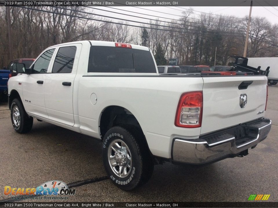 2019 Ram 2500 Tradesman Crew Cab 4x4 Bright White / Black Photo #7