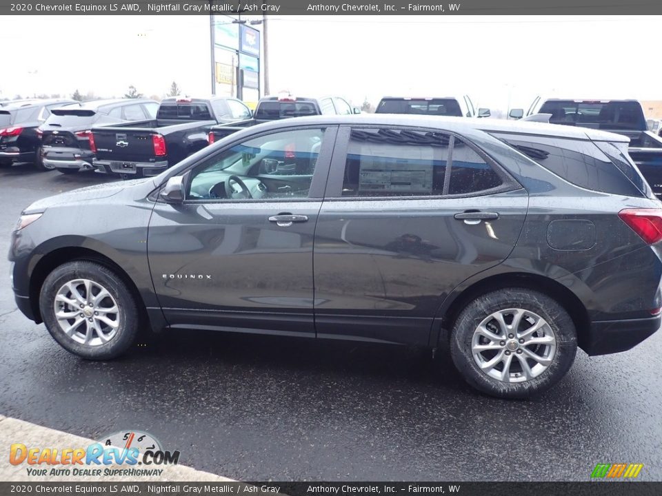 2020 Chevrolet Equinox LS AWD Nightfall Gray Metallic / Ash Gray Photo #7