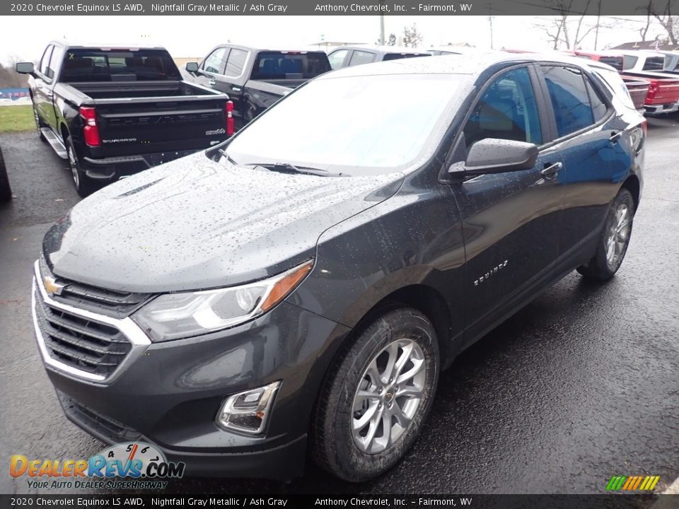 2020 Chevrolet Equinox LS AWD Nightfall Gray Metallic / Ash Gray Photo #8