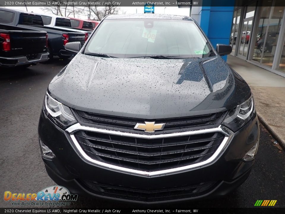 2020 Chevrolet Equinox LS AWD Nightfall Gray Metallic / Ash Gray Photo #9