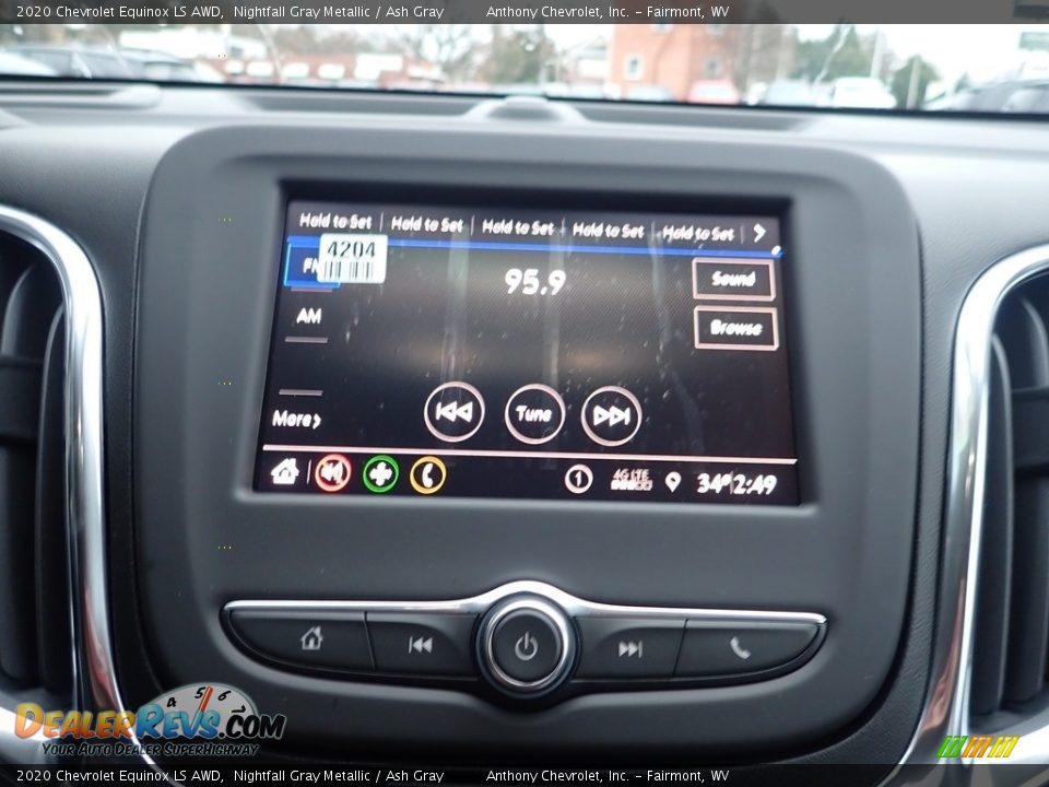 2020 Chevrolet Equinox LS AWD Nightfall Gray Metallic / Ash Gray Photo #16