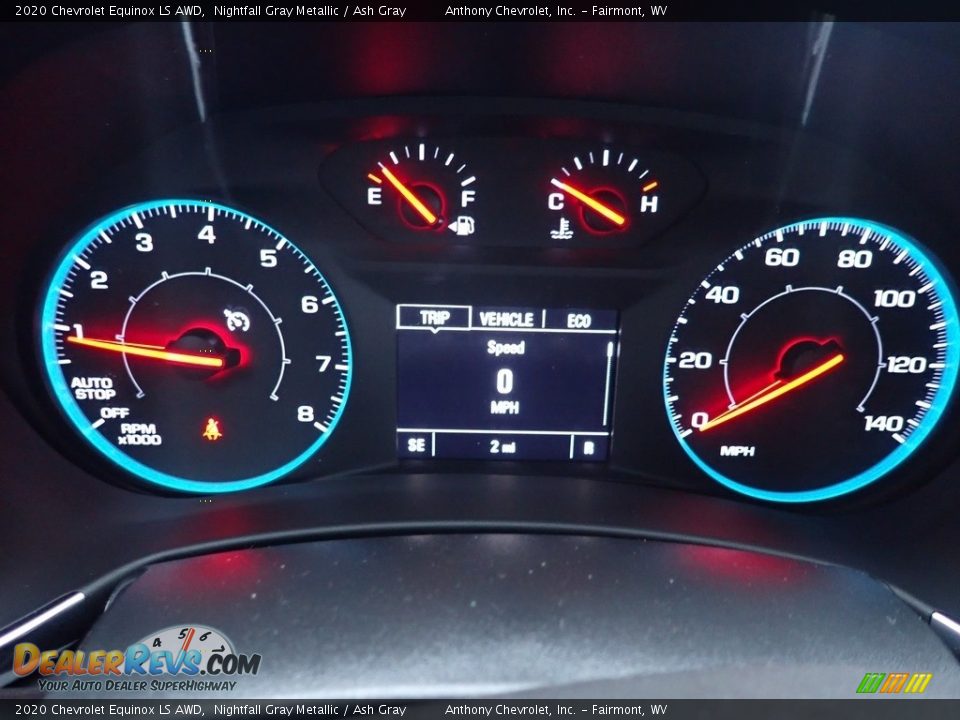 2020 Chevrolet Equinox LS AWD Nightfall Gray Metallic / Ash Gray Photo #20