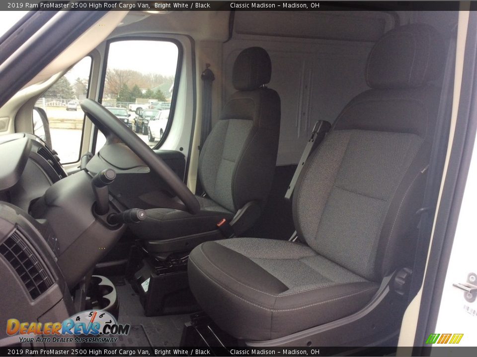2019 Ram ProMaster 2500 High Roof Cargo Van Bright White / Black Photo #2
