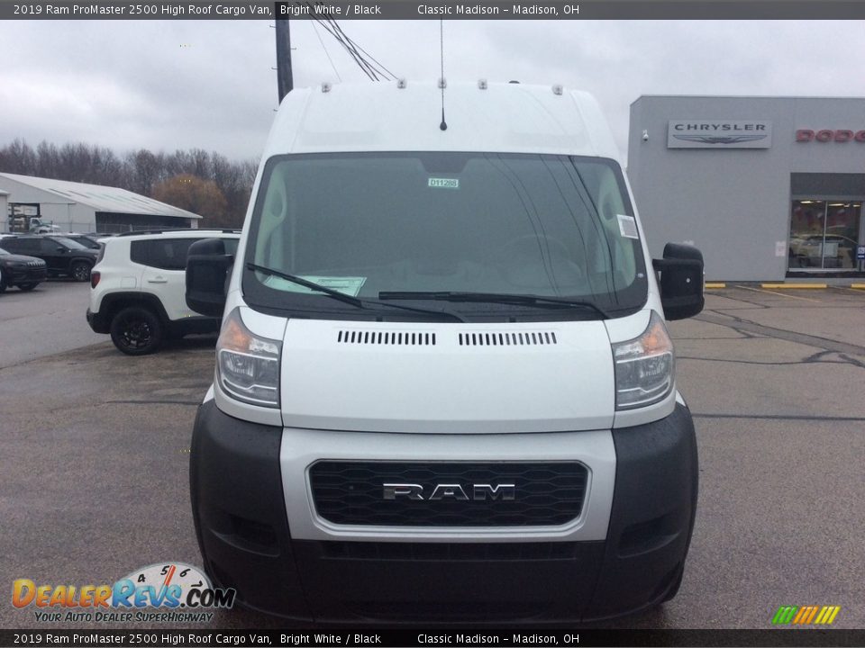 2019 Ram ProMaster 2500 High Roof Cargo Van Bright White / Black Photo #4