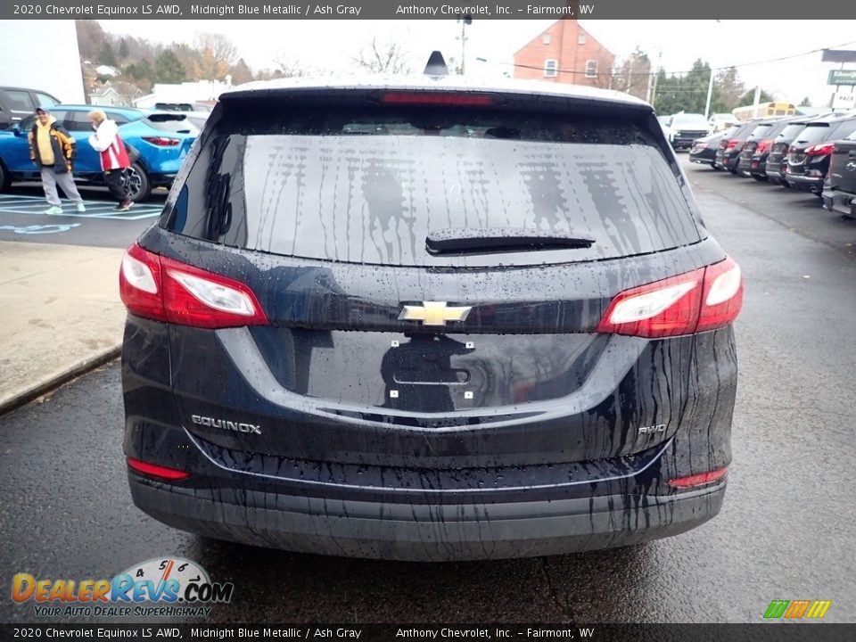 2020 Chevrolet Equinox LS AWD Midnight Blue Metallic / Ash Gray Photo #5