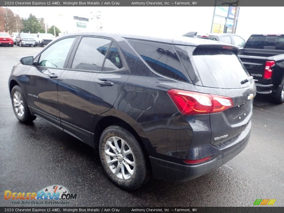 2020 Chevrolet Equinox LS AWD Midnight Blue Metallic / Ash Gray Photo #6