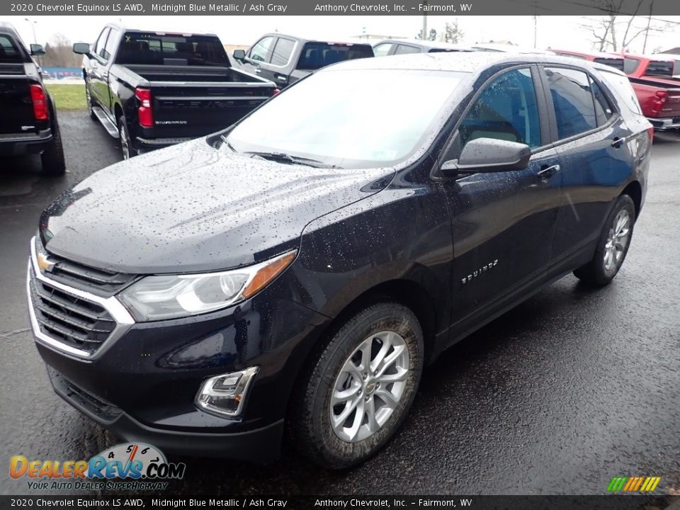 2020 Chevrolet Equinox LS AWD Midnight Blue Metallic / Ash Gray Photo #8