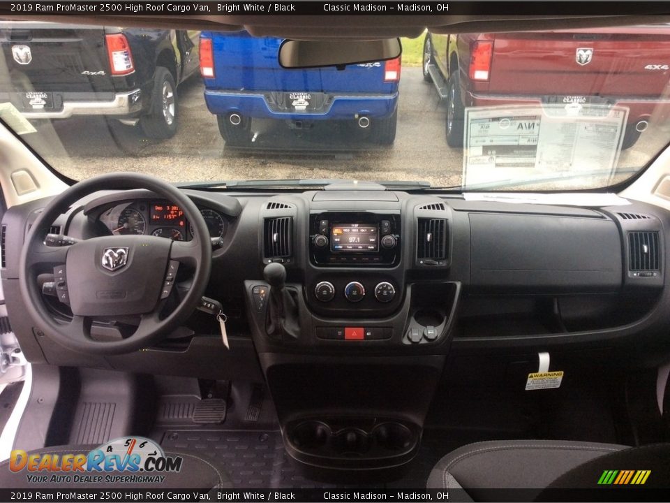 2019 Ram ProMaster 2500 High Roof Cargo Van Bright White / Black Photo #13
