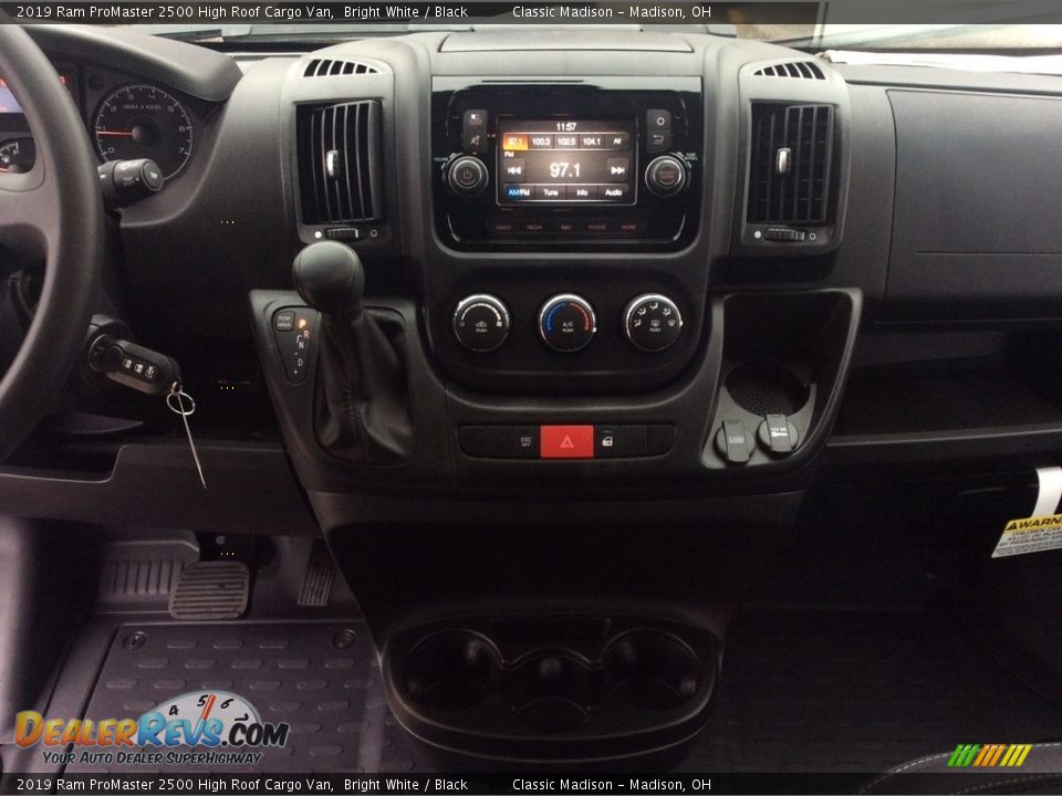 2019 Ram ProMaster 2500 High Roof Cargo Van Bright White / Black Photo #14