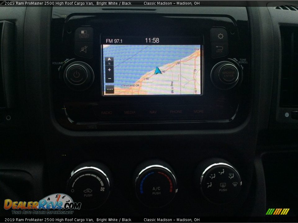 2019 Ram ProMaster 2500 High Roof Cargo Van Bright White / Black Photo #15