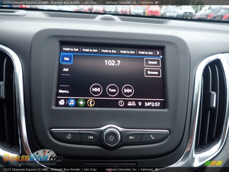 2020 Chevrolet Equinox LS AWD Midnight Blue Metallic / Ash Gray Photo #16