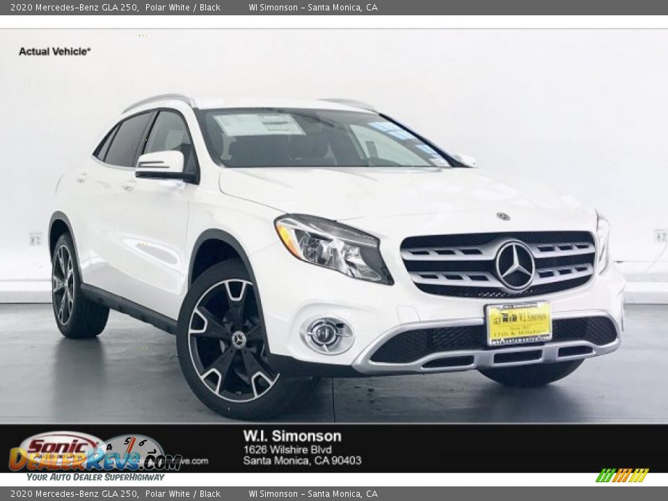 2020 Mercedes-Benz GLA 250 Polar White / Black Photo #1