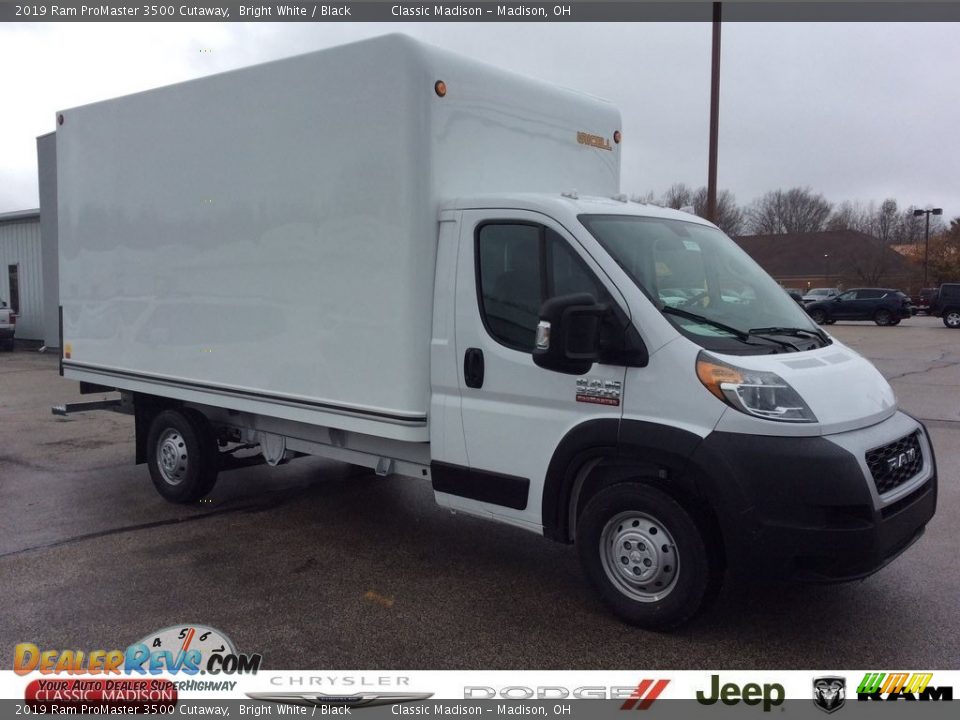 2019 Ram ProMaster 3500 Cutaway Bright White / Black Photo #1