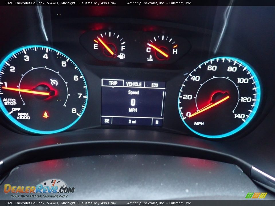 2020 Chevrolet Equinox LS AWD Midnight Blue Metallic / Ash Gray Photo #20