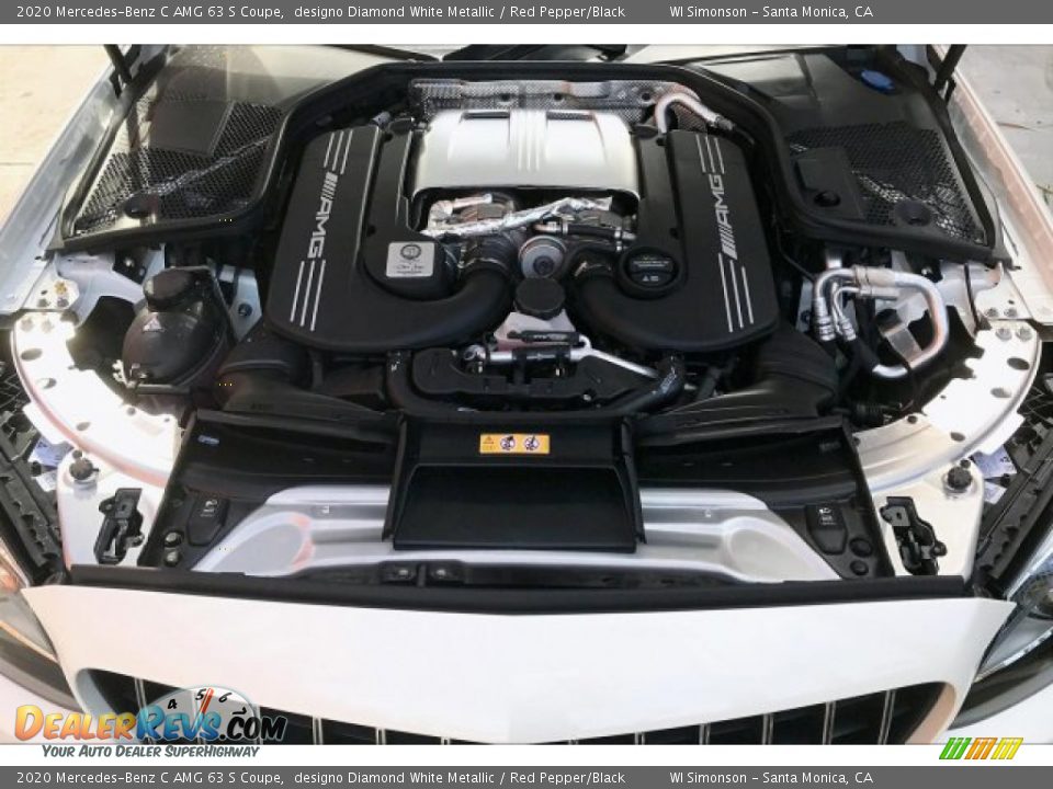 2020 Mercedes-Benz C AMG 63 S Coupe 4.0 Liter AMG biturbo DOHC 32-Valve VVT V8 Engine Photo #9