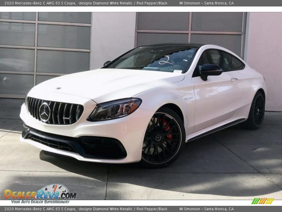 Front 3/4 View of 2020 Mercedes-Benz C AMG 63 S Coupe Photo #12