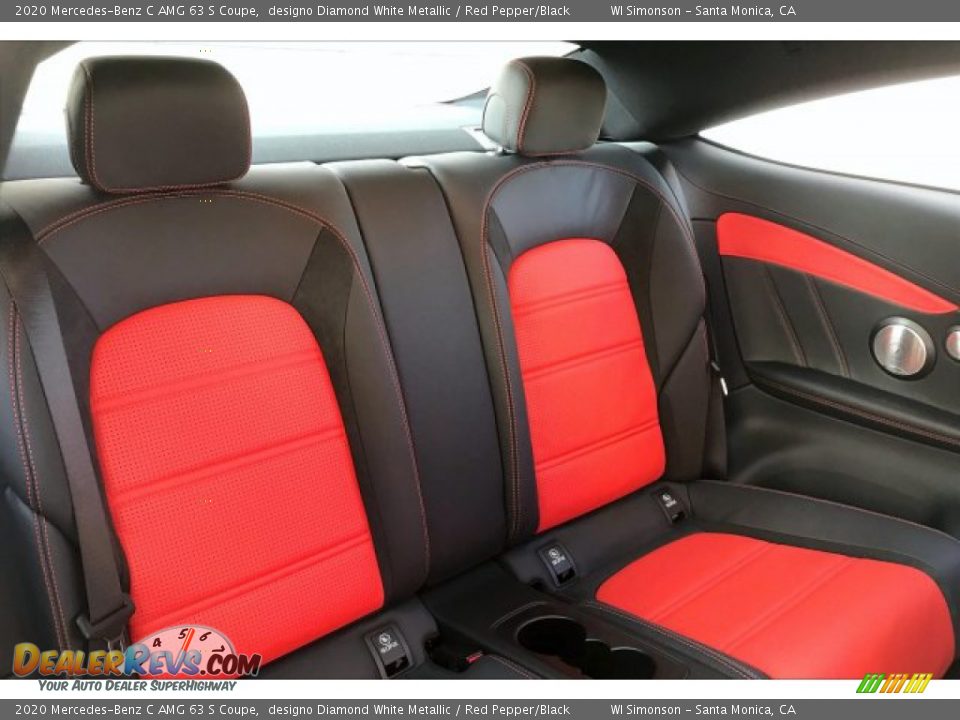 Rear Seat of 2020 Mercedes-Benz C AMG 63 S Coupe Photo #13