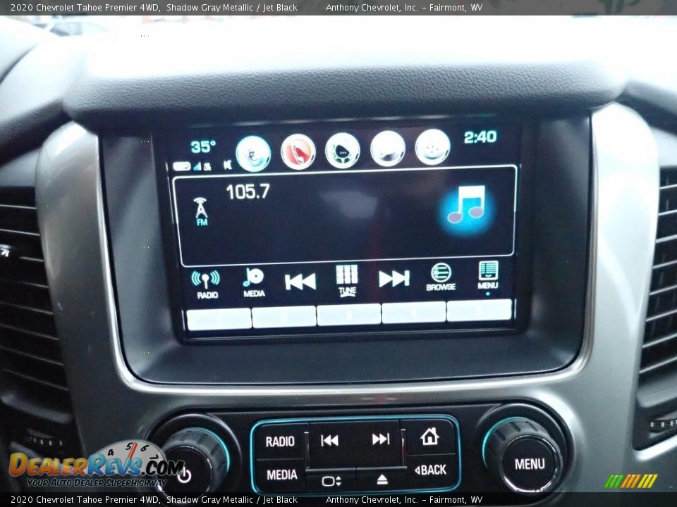 2020 Chevrolet Tahoe Premier 4WD Shadow Gray Metallic / Jet Black Photo #16