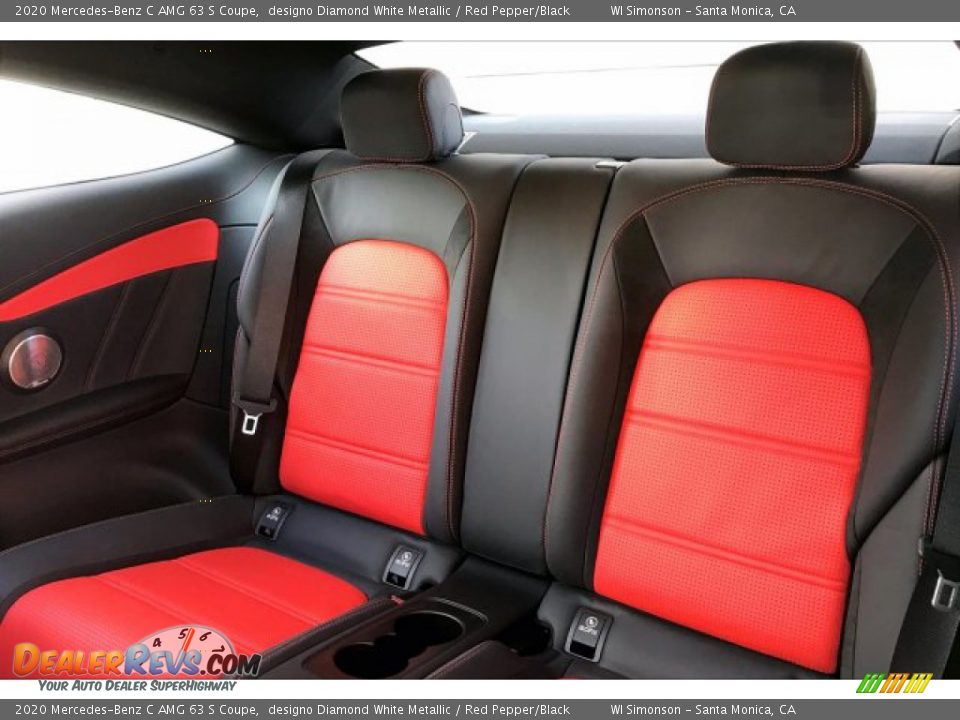 Rear Seat of 2020 Mercedes-Benz C AMG 63 S Coupe Photo #15