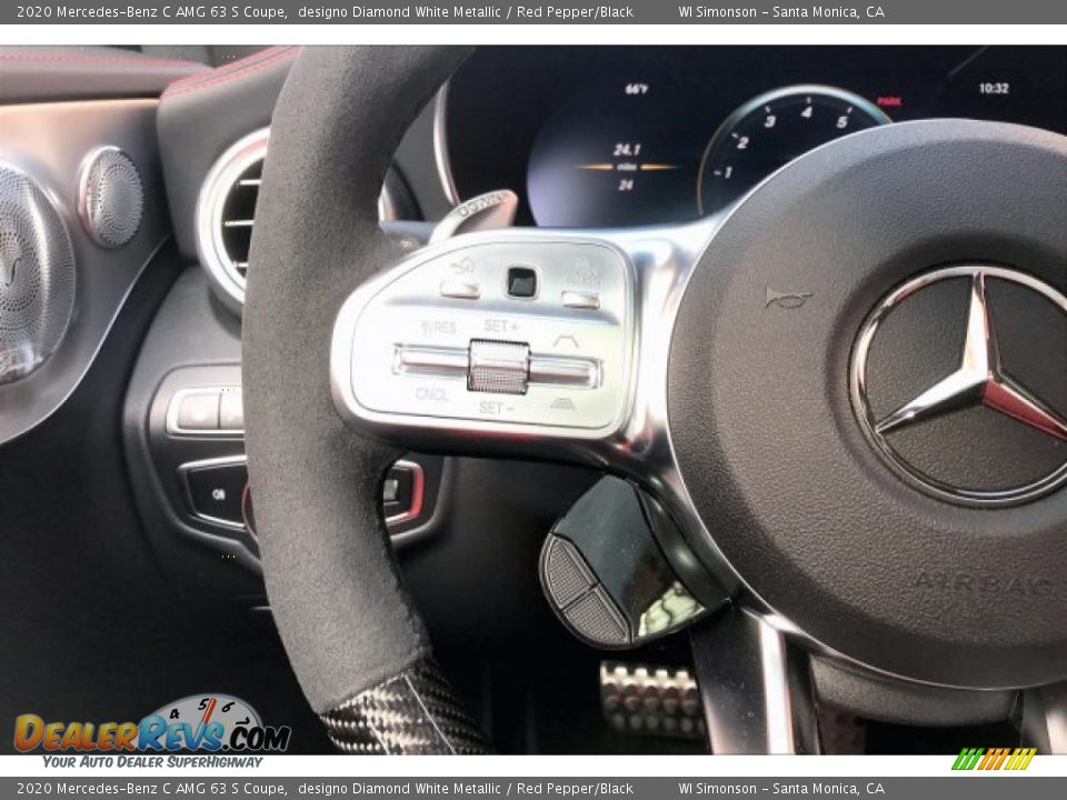 2020 Mercedes-Benz C AMG 63 S Coupe Steering Wheel Photo #18