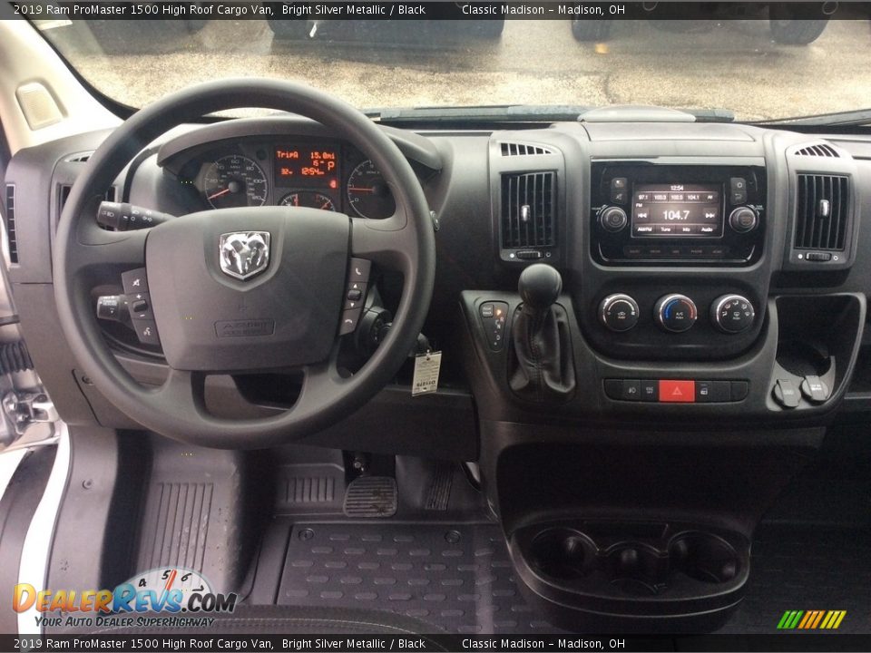 Dashboard of 2019 Ram ProMaster 1500 High Roof Cargo Van Photo #3