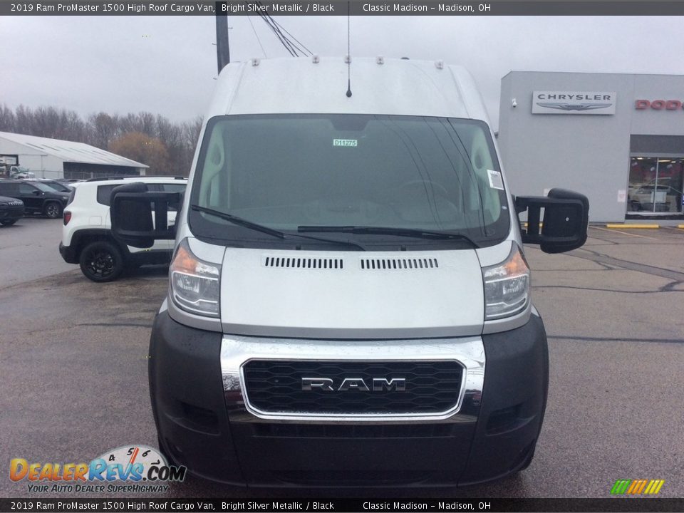 2019 Ram ProMaster 1500 High Roof Cargo Van Bright Silver Metallic / Black Photo #4