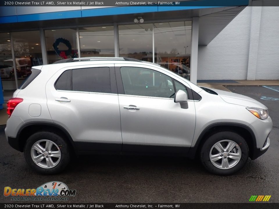 2020 Chevrolet Trax LT AWD Silver Ice Metallic / Jet Black Photo #3