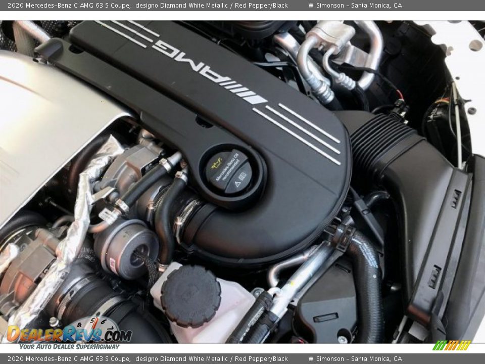 2020 Mercedes-Benz C AMG 63 S Coupe 4.0 Liter AMG biturbo DOHC 32-Valve VVT V8 Engine Photo #31