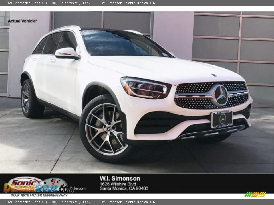 2020 Mercedes-Benz GLC 300 Polar White / Black Photo #1