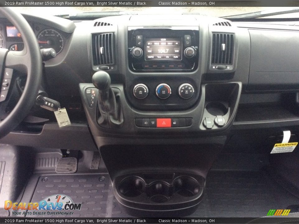 Controls of 2019 Ram ProMaster 1500 High Roof Cargo Van Photo #14