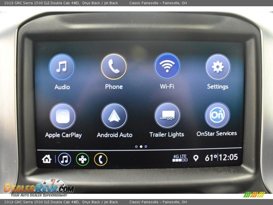 2019 GMC Sierra 1500 SLE Double Cab 4WD Onyx Black / Jet Black Photo #2