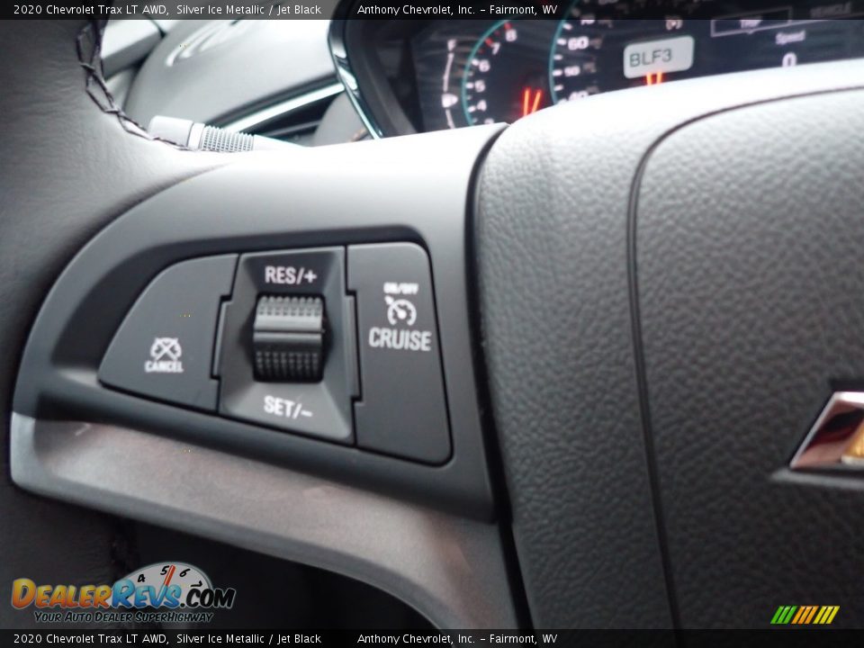 2020 Chevrolet Trax LT AWD Silver Ice Metallic / Jet Black Photo #20