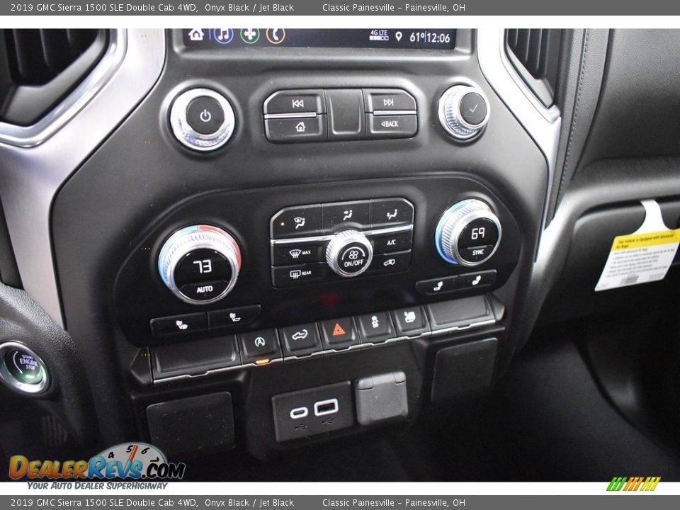 2019 GMC Sierra 1500 SLE Double Cab 4WD Onyx Black / Jet Black Photo #3