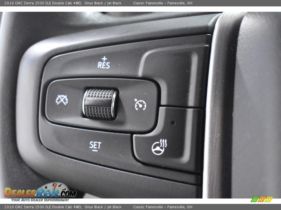 2019 GMC Sierra 1500 SLE Double Cab 4WD Onyx Black / Jet Black Photo #4