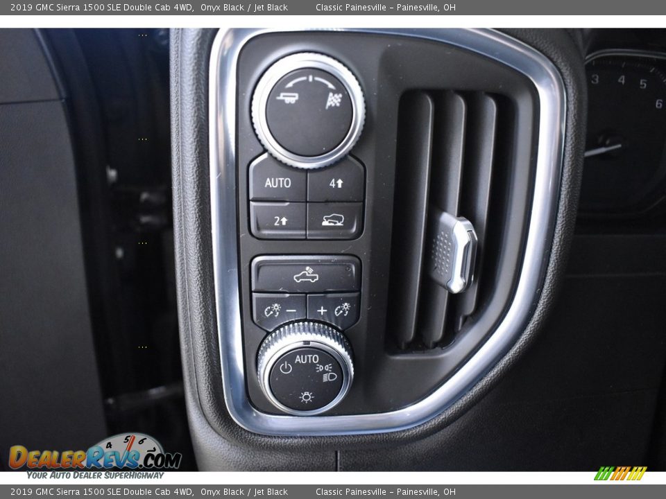 2019 GMC Sierra 1500 SLE Double Cab 4WD Onyx Black / Jet Black Photo #5