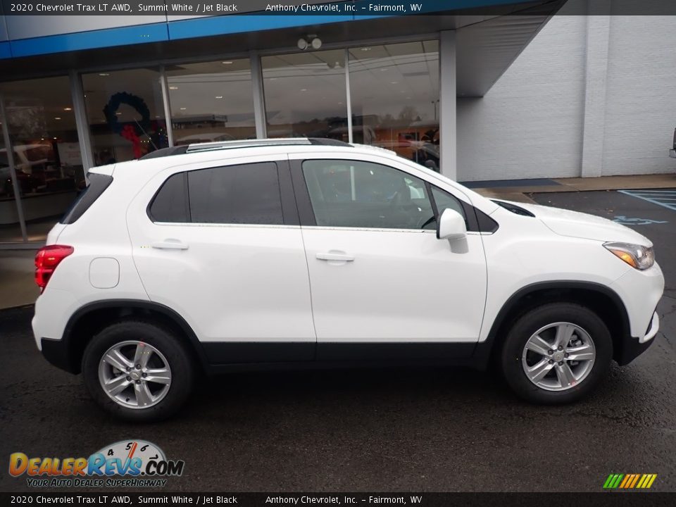 2020 Chevrolet Trax LT AWD Summit White / Jet Black Photo #3