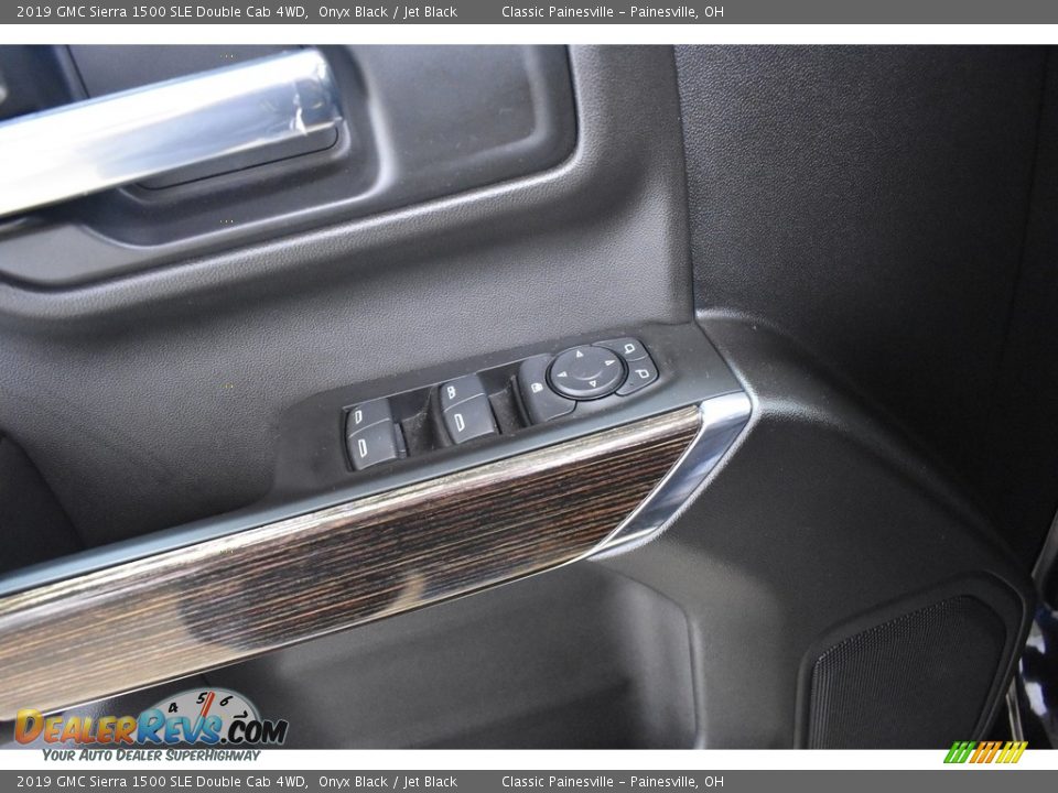 2019 GMC Sierra 1500 SLE Double Cab 4WD Onyx Black / Jet Black Photo #6