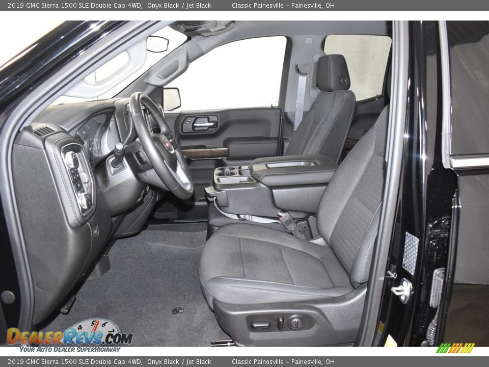 2019 GMC Sierra 1500 SLE Double Cab 4WD Onyx Black / Jet Black Photo #8
