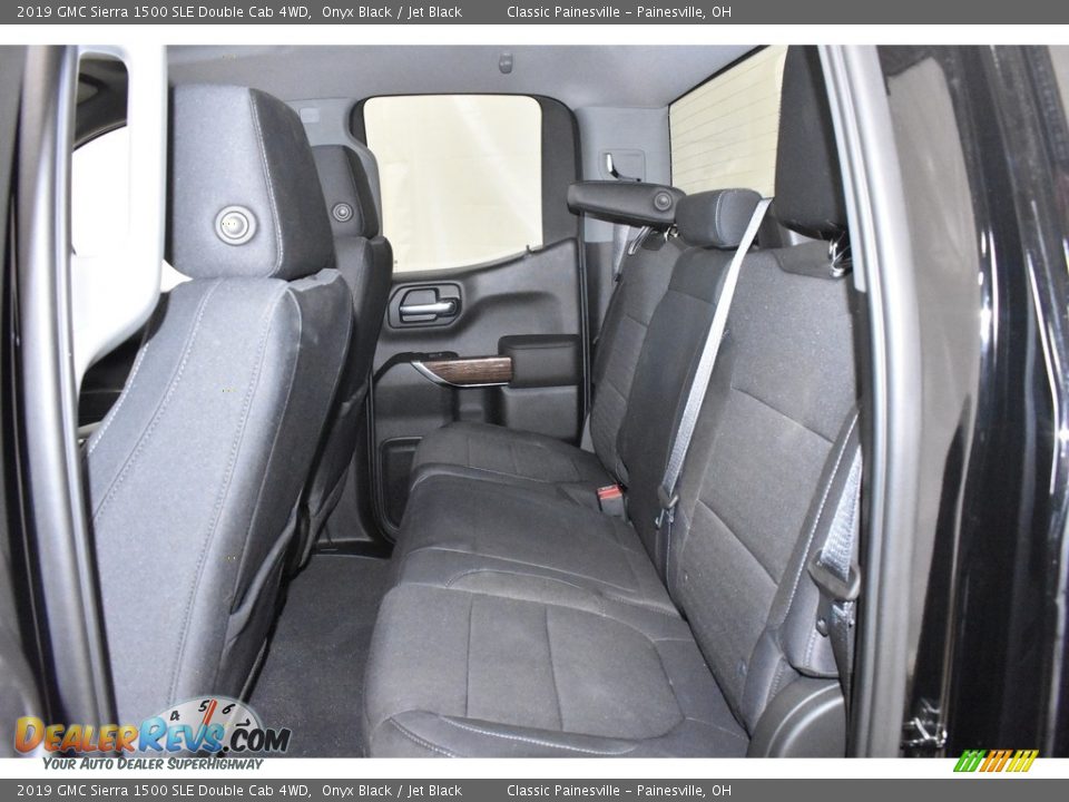 2019 GMC Sierra 1500 SLE Double Cab 4WD Onyx Black / Jet Black Photo #9
