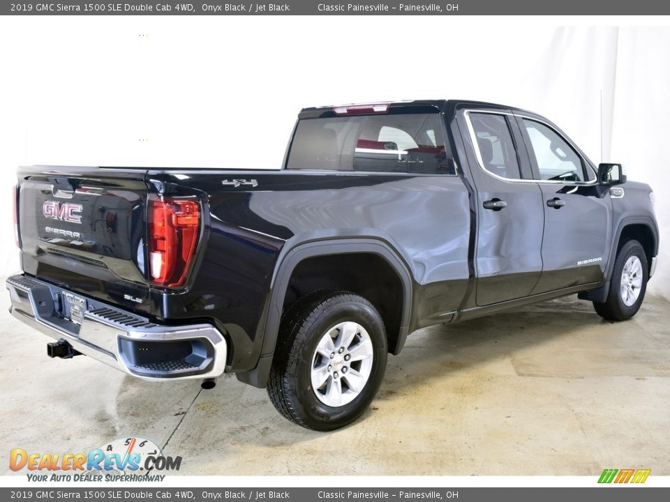 2019 GMC Sierra 1500 SLE Double Cab 4WD Onyx Black / Jet Black Photo #11