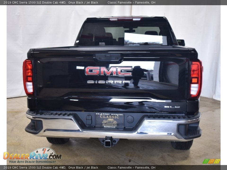 2019 GMC Sierra 1500 SLE Double Cab 4WD Onyx Black / Jet Black Photo #12