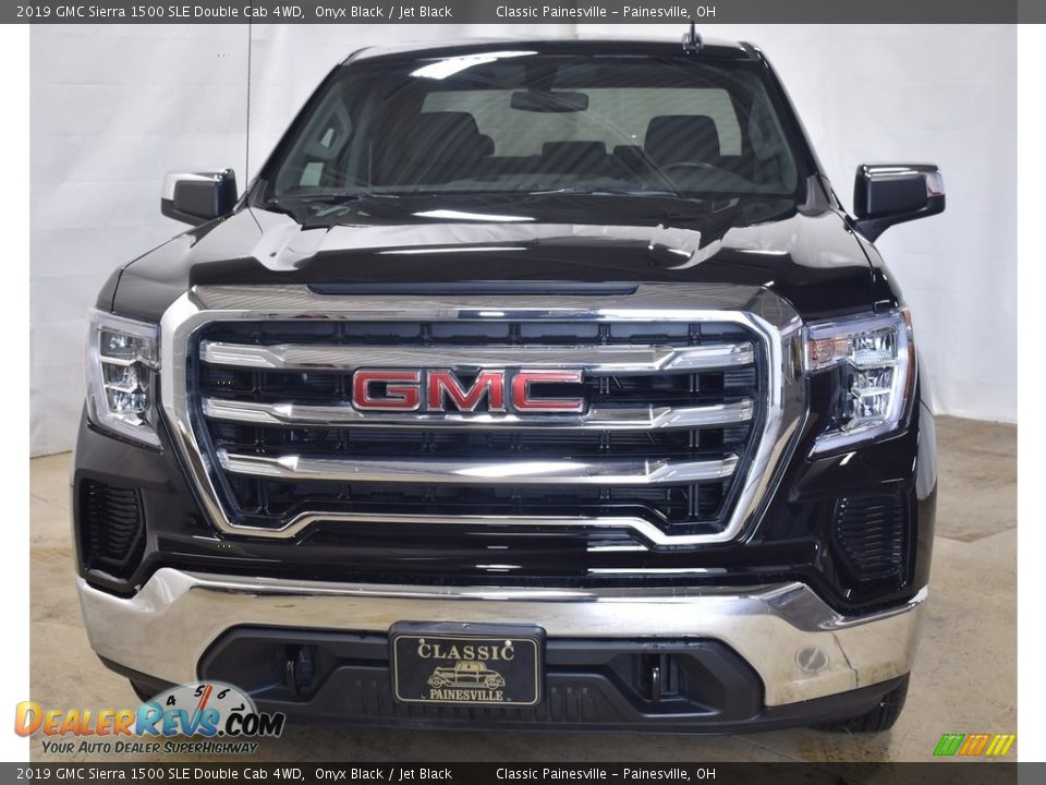 2019 GMC Sierra 1500 SLE Double Cab 4WD Onyx Black / Jet Black Photo #13