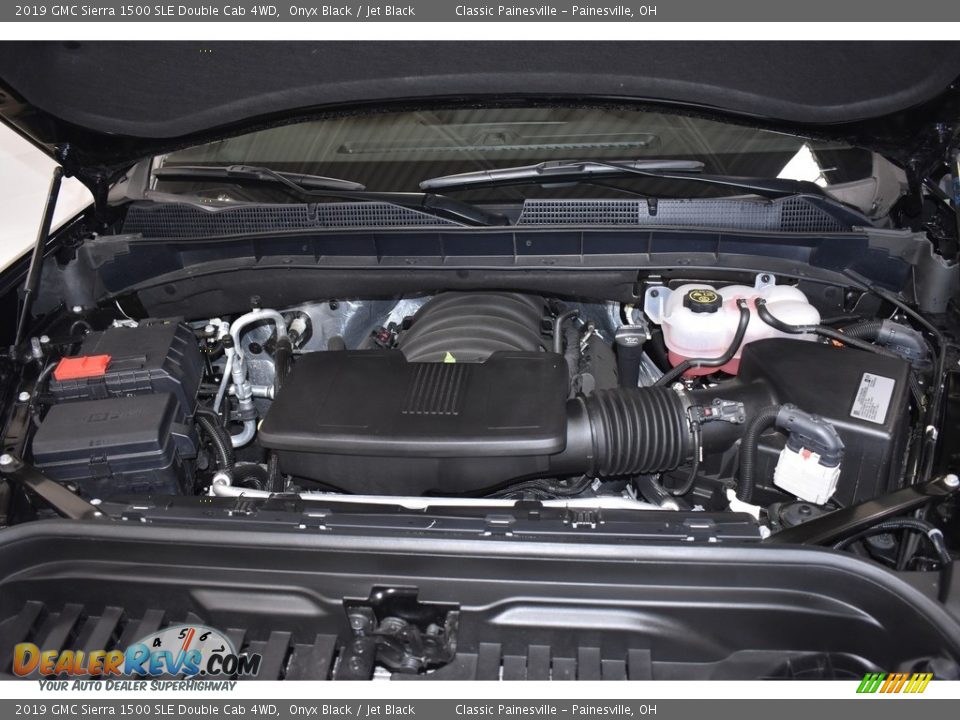 2019 GMC Sierra 1500 SLE Double Cab 4WD Onyx Black / Jet Black Photo #14