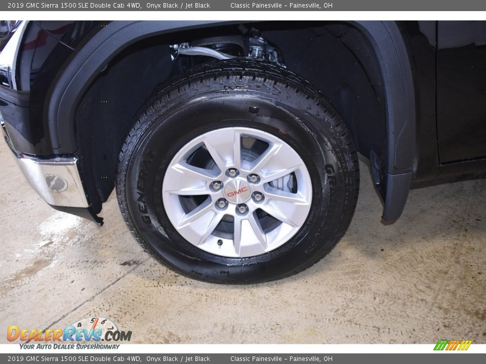 2019 GMC Sierra 1500 SLE Double Cab 4WD Onyx Black / Jet Black Photo #15