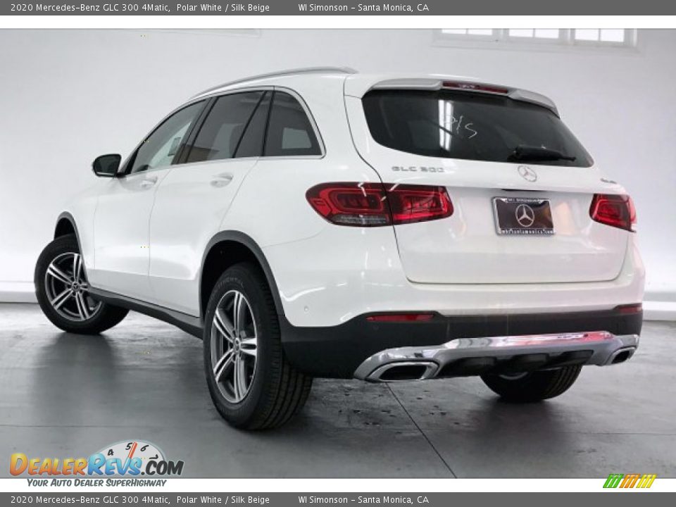 2020 Mercedes-Benz GLC 300 4Matic Polar White / Silk Beige Photo #2