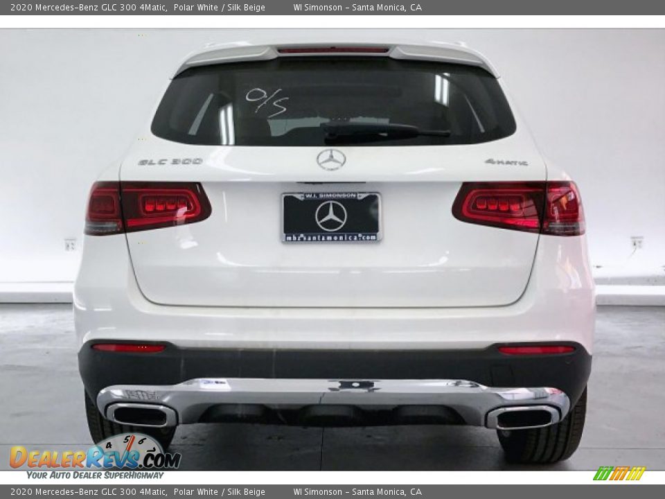 2020 Mercedes-Benz GLC 300 4Matic Polar White / Silk Beige Photo #3